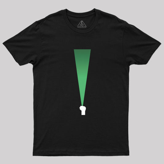 Minimalist Green Lantern Geek T-Shirt