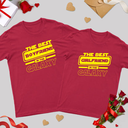 The Best In The Galaxy Geek Couple T-Shirt