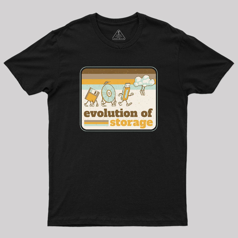 Evolution of Storage Geek T-Shirt