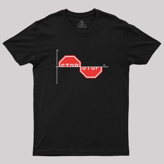 Stop Sine Geek T-Shirt