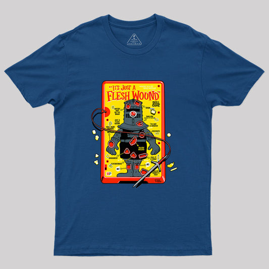 Flesh Wound Skill Game  Geek T-Shirt