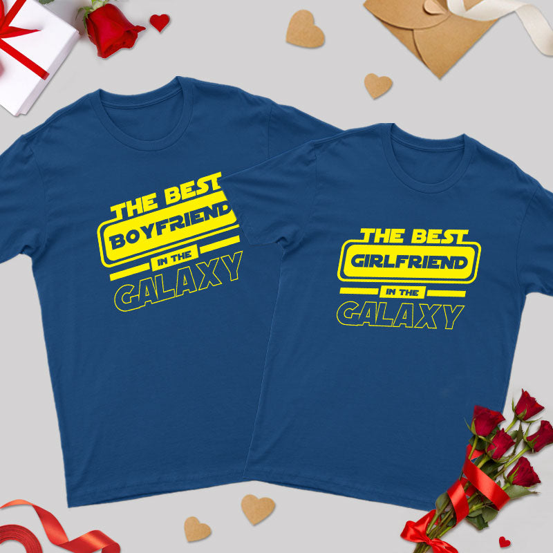 The Best In The Galaxy Geek Couple T-Shirt