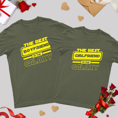 The Best In The Galaxy Geek Couple T-Shirt