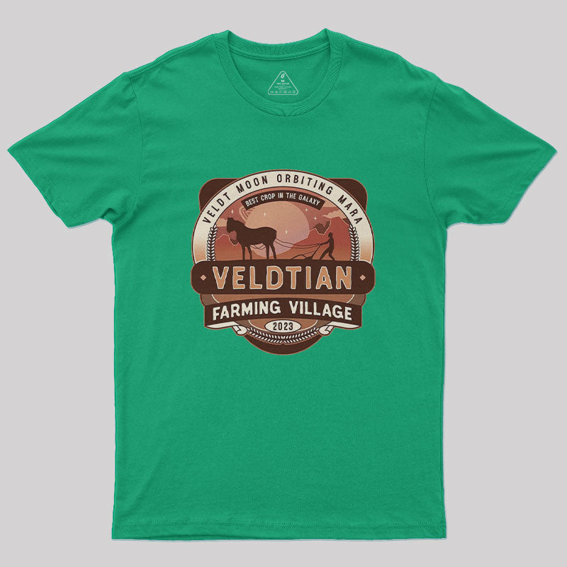 Veldtian Farming Village Emblem Geek T-Shirt