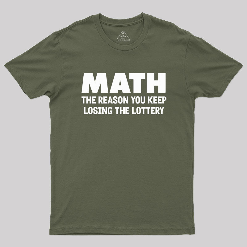 MATH the reason Geek T-Shirt