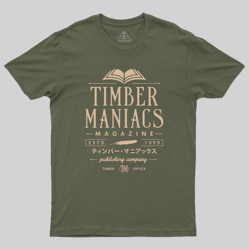 Timber Maniacs Vintage Geek T-Shirt