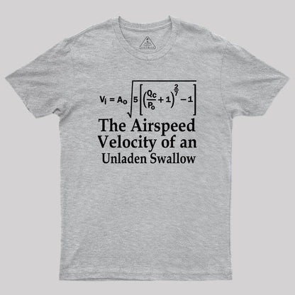 The Airspeed Velocity of an Unladen Swallow Geek T-Shirt