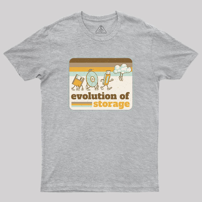 Evolution of Storage Geek T-Shirt