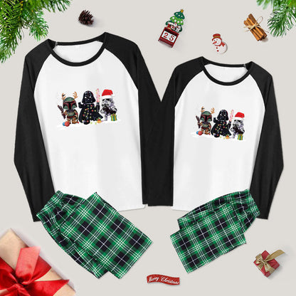 Scifi Soldier Family Christmas Pajama Sets