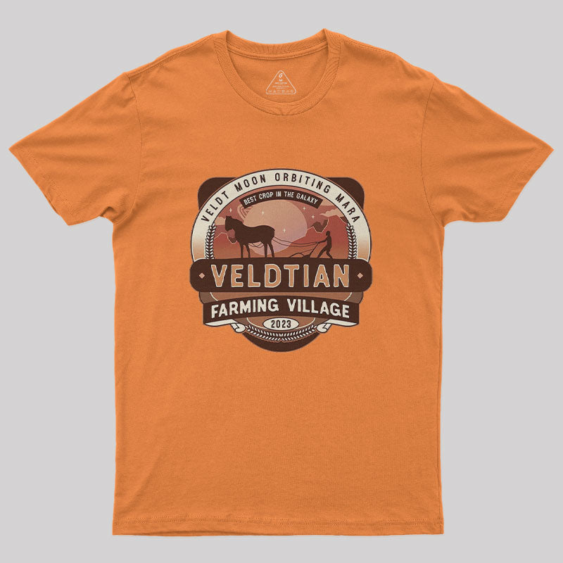 Veldtian Farming Village Emblem Geek T-Shirt