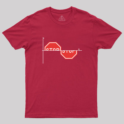 Stop Sine Geek T-Shirt