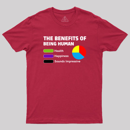 The Benefits of Being Human Geek T-Shirt