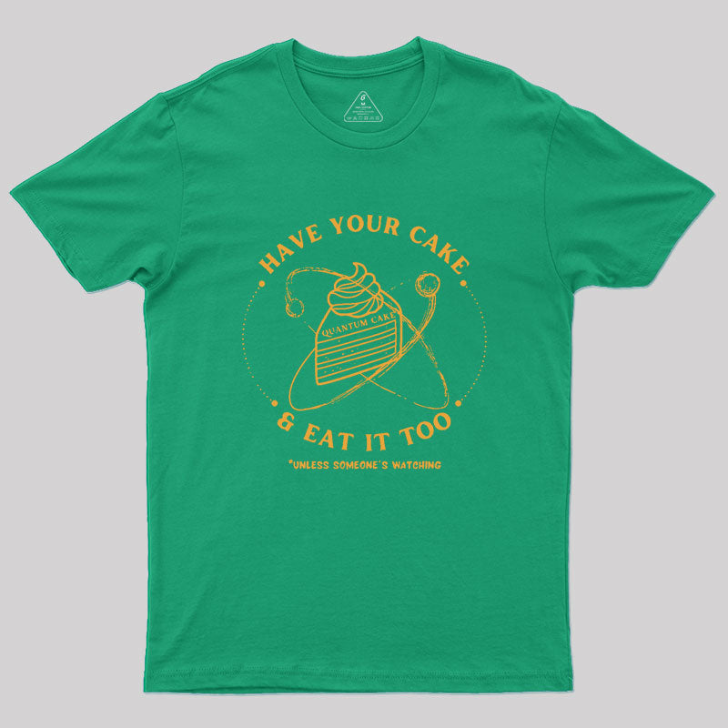 Quantum Physics Cake Geek T-Shirt