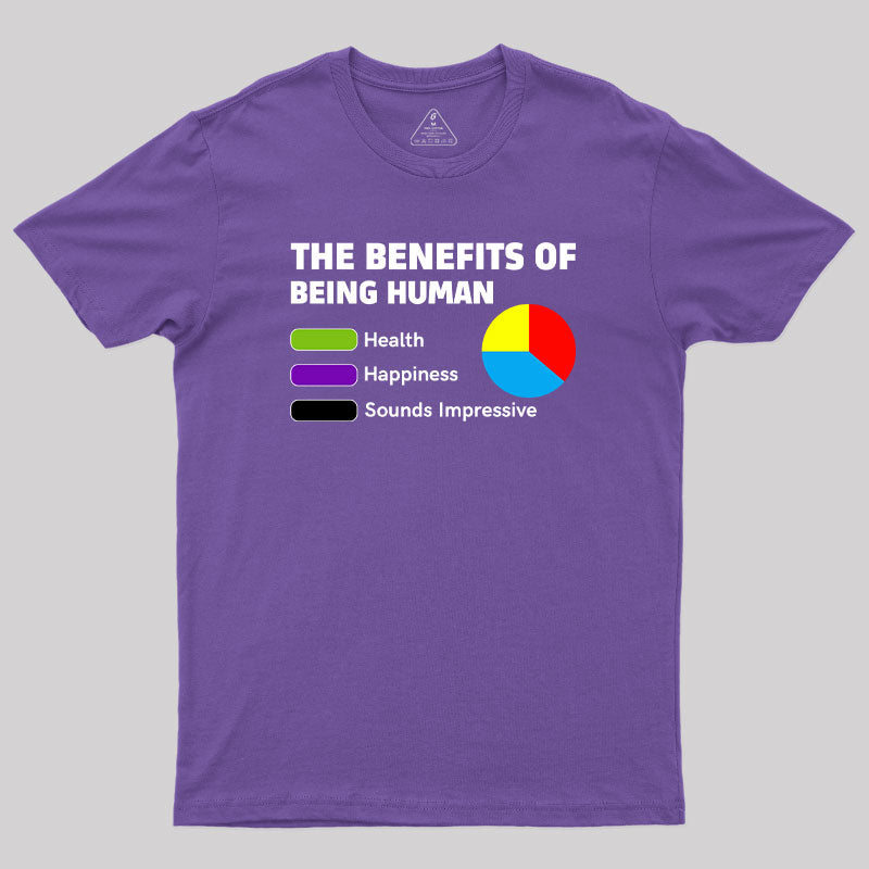 The Benefits of Being Human Geek T-Shirt