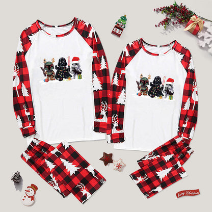 Scifi Soldier Family Christmas Pajama Sets