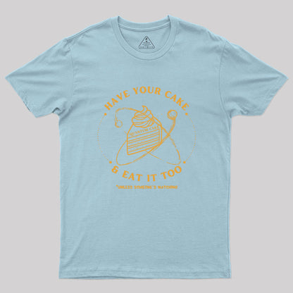 Quantum Physics Cake Geek T-Shirt