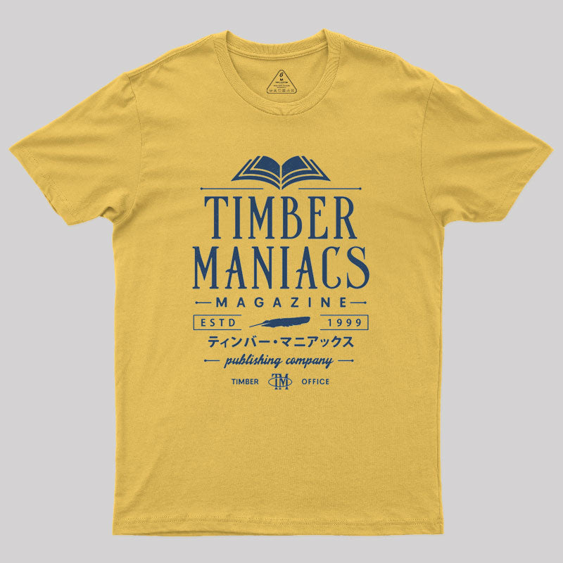 Timber Maniacs Vintage Geek T-Shirt