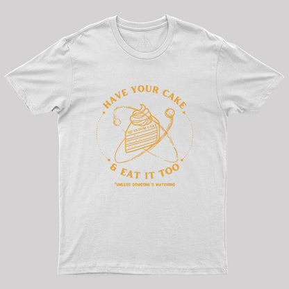 Quantum Physics Cake Geek T-Shirt