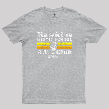 Hawkins Middle School A.V. Club Geek T-Shirt