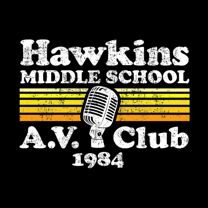 Hawkins Middle School A.V. Club Geek T-Shirt