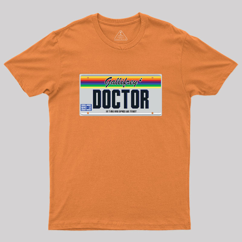 TARDIS and Registration T-Shirt