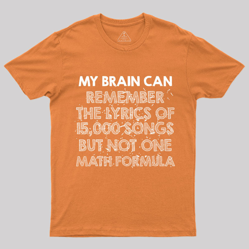 My Brain Can Remember T-Shirt