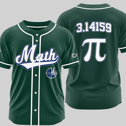 Math Side Baseball Jersey