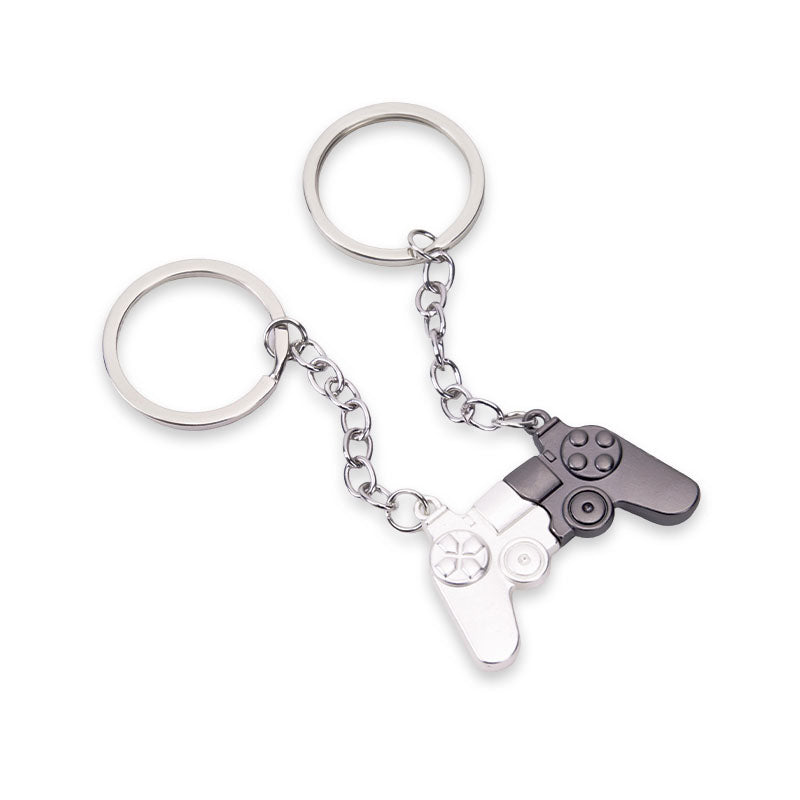 Gamepad Stainless Steel Spliced Keychain