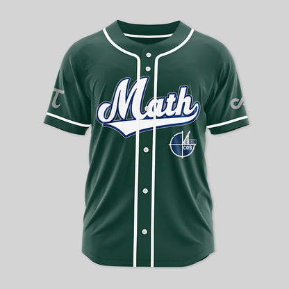 Math Side Baseball Jersey