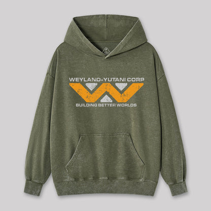 Weyland yutani Corp Washed Hoodie