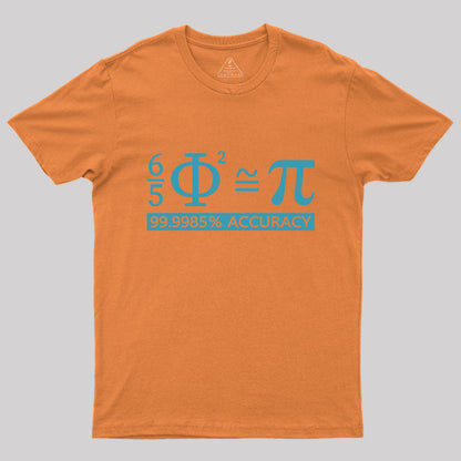 Approximate Relationship Between Π and Φ T-Shirt