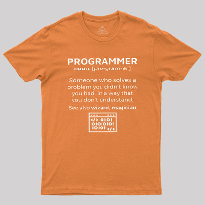 Funny Programmer Definition T-Shirt