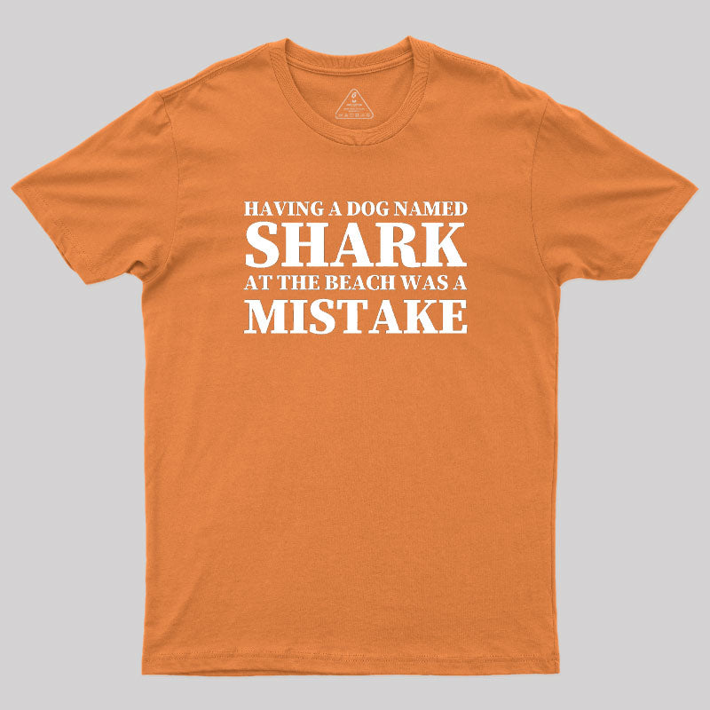 Dark Humor Dog Shark T-Shirt