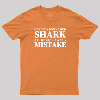 Dark Humor Dog Shark T-Shirt