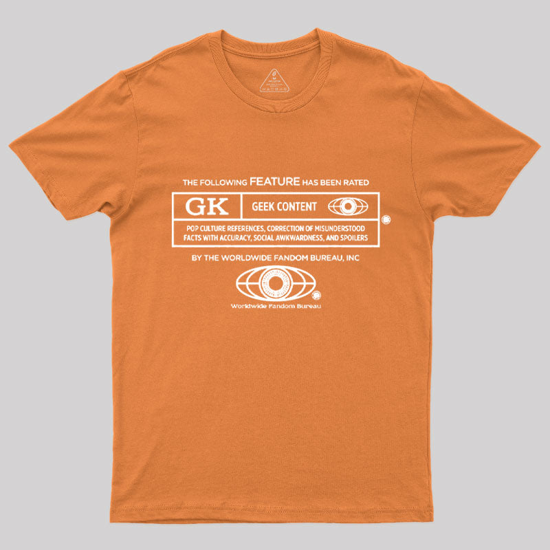 Rated Geek T-Shirt