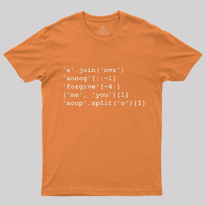 Rick Roll in Python T-Shirt