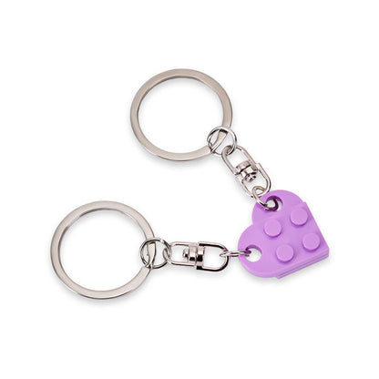 Building Blocks Love Keychain