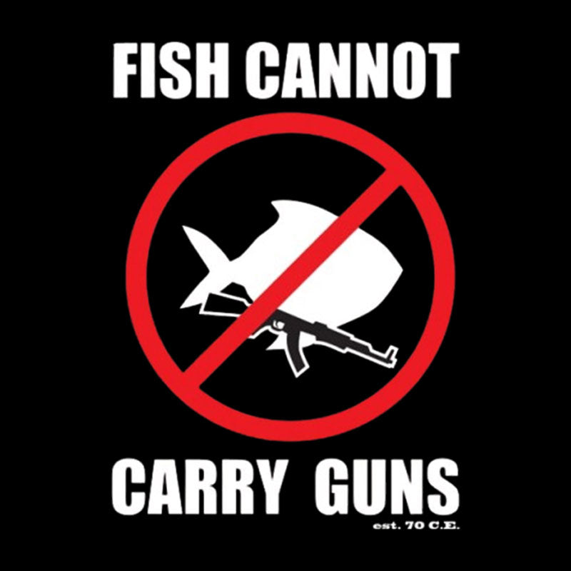 Fish Cannot Carry Guns Geek T-Shirt