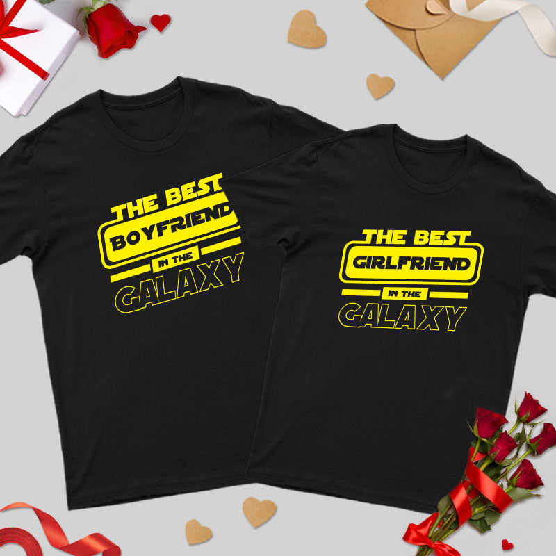 The Best In The Galaxy Geek Couple T-Shirt