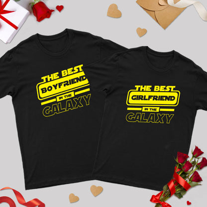 The Best In The Galaxy Geek Couple T-Shirt