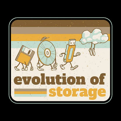 Evolution of Storage Geek T-Shirt