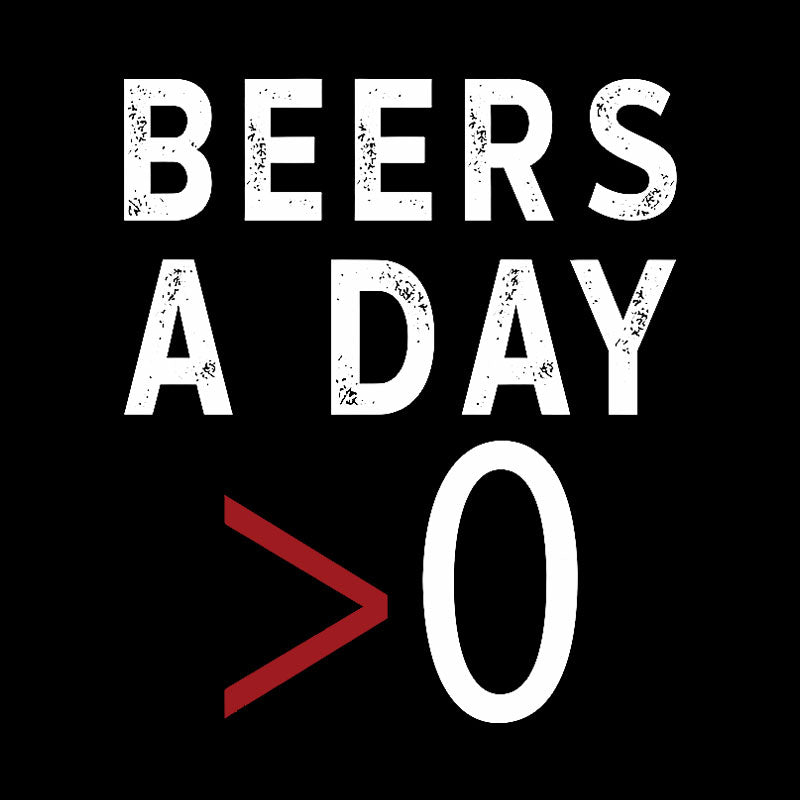 More Than Zero Beers A Day Geek T-Shirt