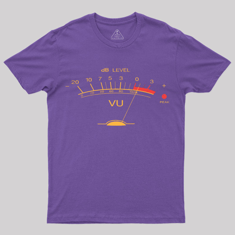 Volume VU Meter Vintage T-Shirt