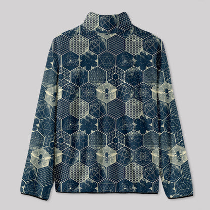 The Beauty of Mathematics Geometric Figures Fleece Jacket