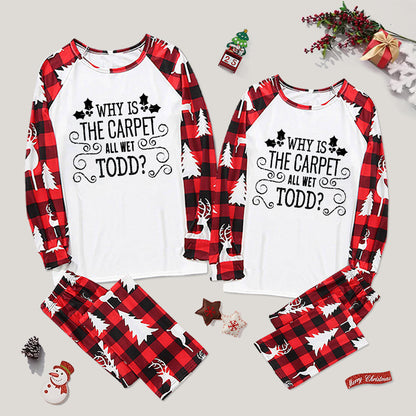 Christmas Vacation Todd & Margo Quote Family Christmas Pajama Sets