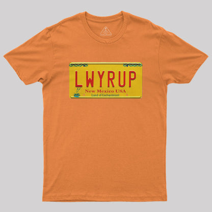 Better Call Saul LWYRUP Plate Nerd T-Shirt