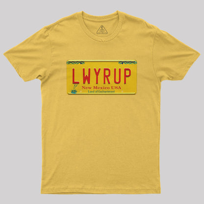 Better Call Saul LWYRUP Plate Nerd T-Shirt