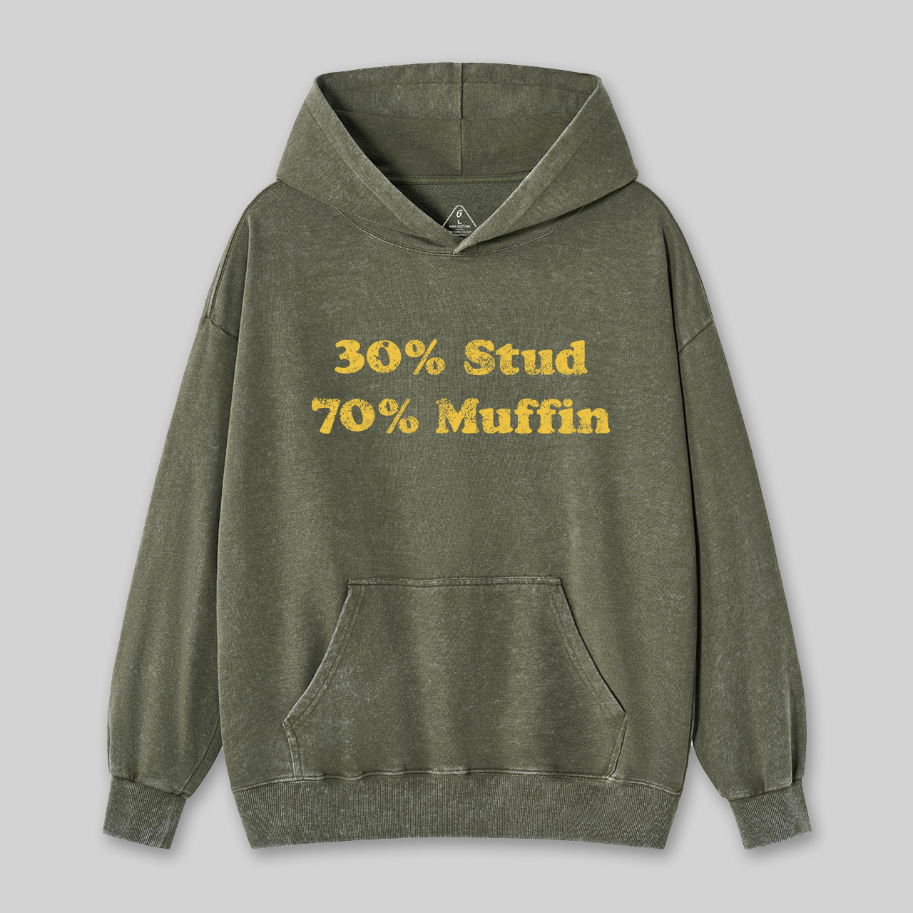 30 Stud 70 Muffin Washed Hoodie