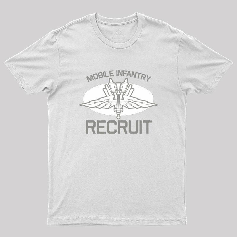 Starship Troopers Mobile Infantry Recruit Geek T-Shirt