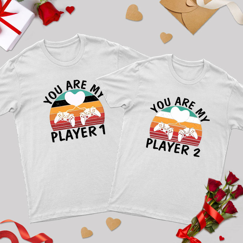 You are My Player Geek Couple T-Shirt